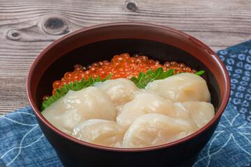 ホタテ＆イクラ丼