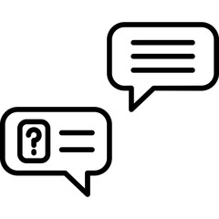 Fototapeta premium Answer Icon