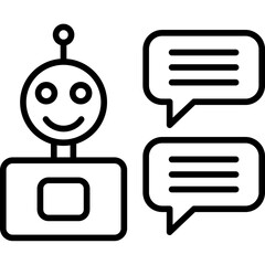 Obraz premium Conversation Icon