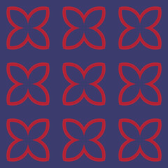 Seamless texture in the colors of the usa flag. Seamless Hi-res (8000x8000) texture. Modern stylish abstract texture.