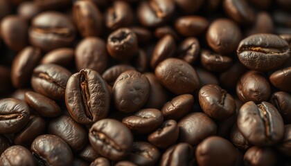 Fototapeta premium Roasted coffee beans 