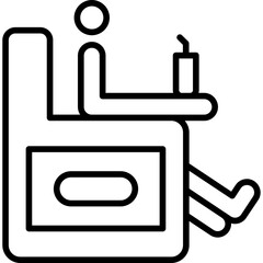 Fototapeta premium Relaxing Icon