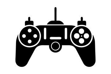 Drone Controller icon silhouette vector art Illustration