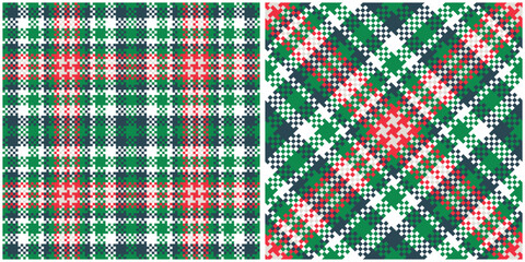 Tartan Plaid Seamless Pattern. Checker Pattern. Seamless Tartan Illustration Vector Set for Scarf, Blanket, Other Modern Spring Summer Autumn Winter Holiday Fabric Print.