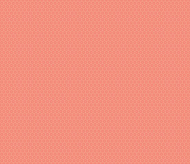 Honeycomb Background. Brick Red color on matching background. Hexagon stacked mosaic background. Small hexagon geometric shapes. Seamless pattern. Tileable vector illustration.