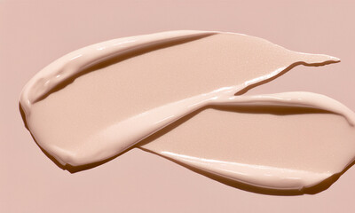 Fototapeta premium natural sample of soft cosmetic cream