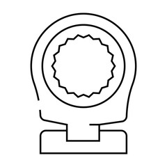 ratcheting wrench line icon vector. ratcheting wrench sign. isolated contour symbol black illustration