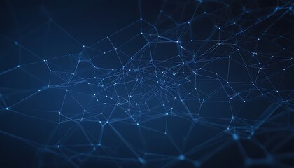 Obraz premium Technology background. Digital drawing blue theme. Network concept 3d rendered6