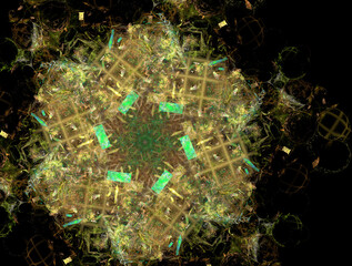 Imaginatory fractal abstract background Image