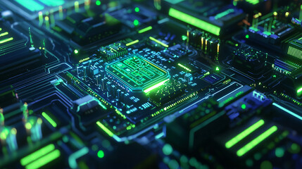 Fototapeta premium electronic circuit board