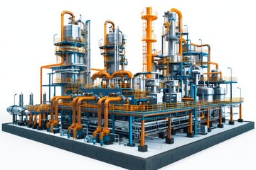 gas processing plant schematic