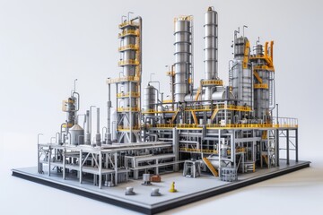 gas processing plant schematic