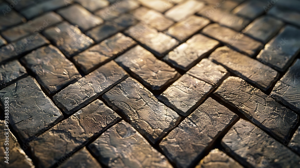 Poster herringbone floor texture wall pattern sidewalk flooring pavement paper footpath wallpaper material 