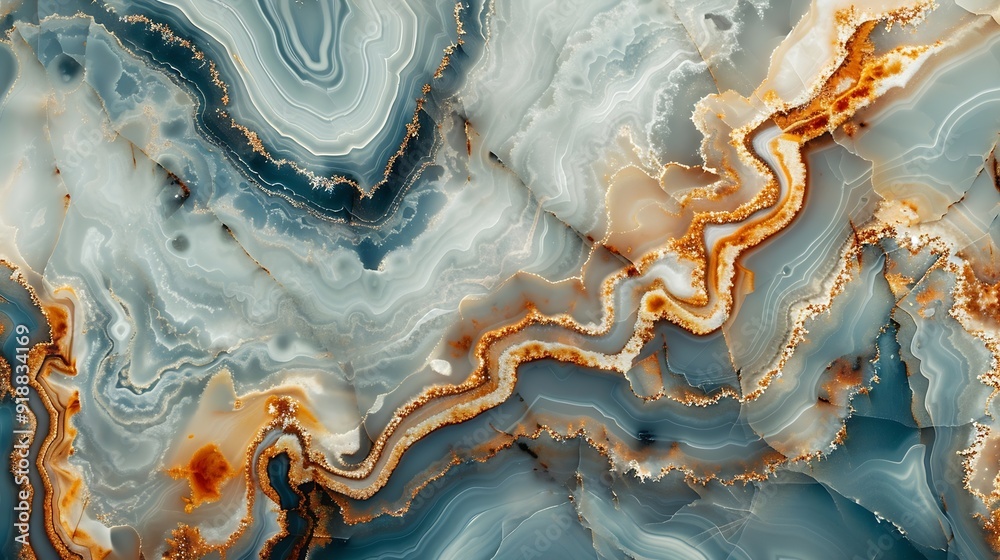 Poster Marble texture abstract background pattern with high resolution Can be used in interior design : Generative AI