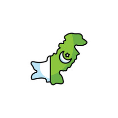 Map icon design with white background stock illustration