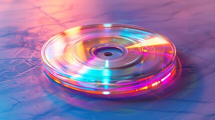 super jewel case with cd inside cd box mockup template isolated : Generative AI