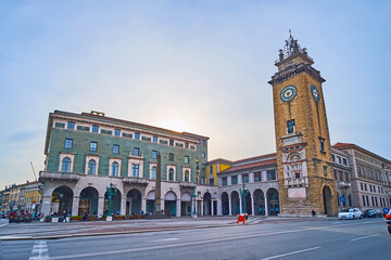 Architectural ensemble of Piazza Vittorio Veneto, Bergamo, Italy