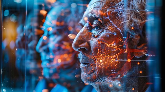 Dementia in senior people Memory loss Awareness of Alzheimers Parkinsons disease stroke seizure or mental health Neurology and psychology care Science and medicine concepts : Generative AI