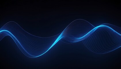 Elegant abstract wave for art projects, cards, business, posters. 3D illustration, computer-generated fractal3