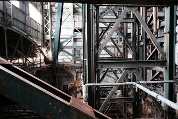 Fototapeta premium Coal mining heritage, Akabira City, Hokkaido