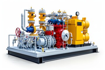 Fototapeta premium gas compressor model