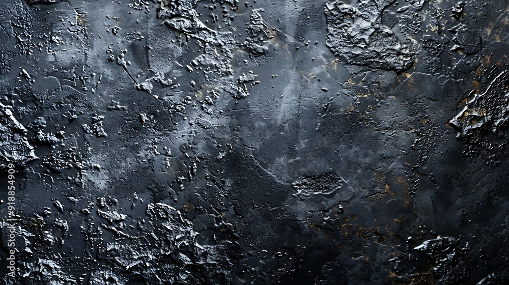 Poster texture of black polished concrete background dark old wallpaper with cement texture nature wall con
