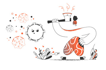 Fighting with coronavirus