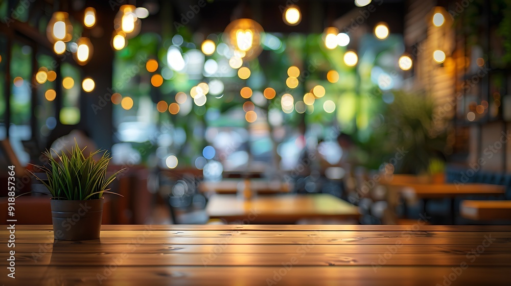 Poster blur thai style interior restaurantbackground blurred couter coffee bar resturant cafe cafe blurred 