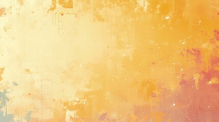 Abstract Digital Art with Yellow and Orange Hues