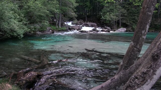 Lake Amola, a jewel in the heart of the Dolomites