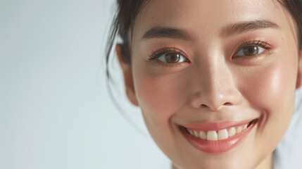 Naklejka premium close up portrait of a woman