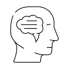 opinion testimonial line icon vector. opinion testimonial sign. isolated contour symbol black illustration
