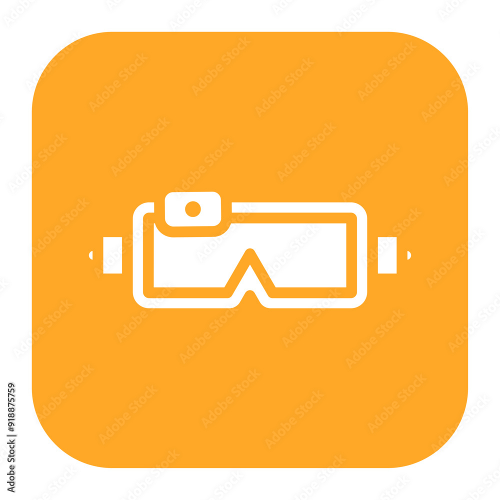 Canvas Prints ar glasses icon vector image. can be used for augmented reality.