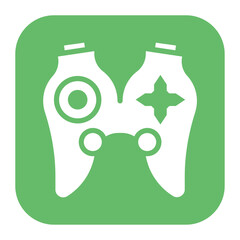 Game Controller icon vector image. Can be used for Augmented Reality.