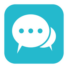 Live Chat icon vector image. Can be used for Live Streaming.