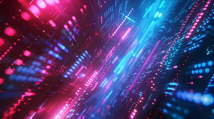 Obraz premium Code matrix technology background