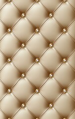 Opulent Beige Leather Background with Diamond Pattern for Text | Elegant Luxury Presentation Design Template | Vector Illustration