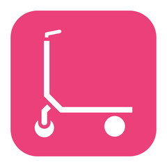 Kick Scooter icon vector image. Can be used for Personal Transportation.