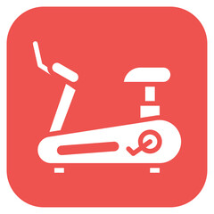 Bicycle Simulator icon vector image. Can be used for Sport Equipment.