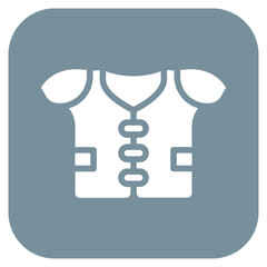 Shoulder Pad icon vector image. Can be used for Sport Equipment.