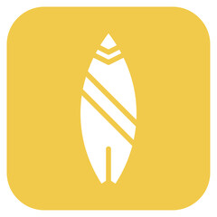 Surfboard icon vector image. Can be used for Sport Equipment.
