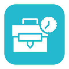 Work Experience icon vector image. Can be used for Curriculum Vitae.