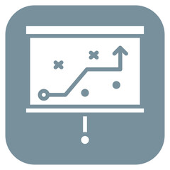 Naklejka premium Strategy icon vector image. Can be used for Professional Services.