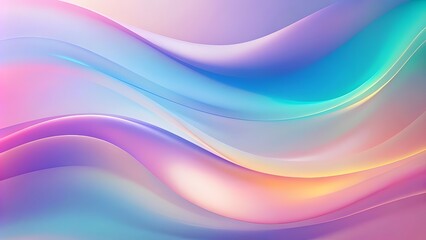 Abstract fluid pastel waves on melted plastic texture wrinkled silicone sheet background. 