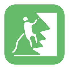 Climbing Training icon vector image. Can be used for Rock Climbing.