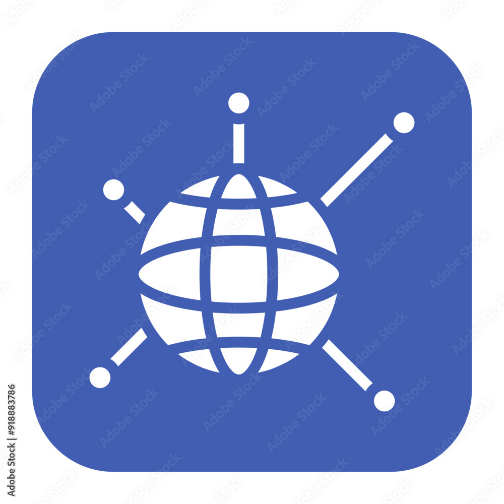 Wall mural networking icon vector image. can be used for job fair.