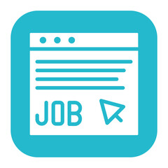 Job Posting icon vector image. Can be used for Job Fair.