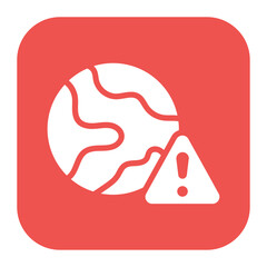 Environmental Risks icon vector image. Can be used for Business Risks.