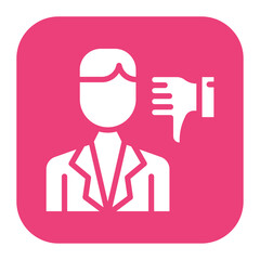 Reputation Damage icon vector image. Can be used for Business Risks.