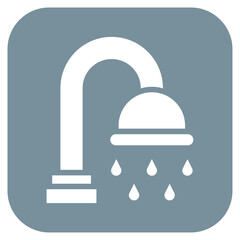 Shower icon vector image. Can be used for Sun Protection.
